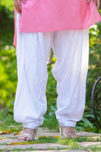 Viscose Rayon Kurti Patiala Dupatta Set - pink, XL