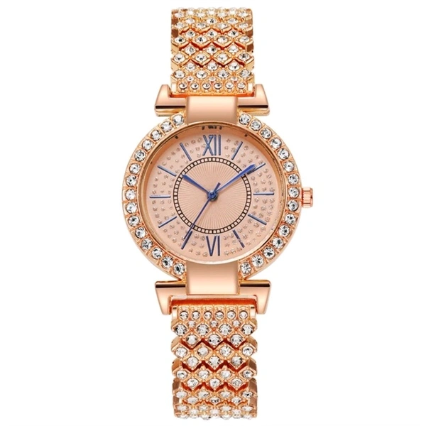 NEW ROSE GOLD DIAL STEEL CHAIN BELT
UNIQUE DESIGNER WRIST WATCH LADIES &
GIRLS Analog Watch - For Women NEW ARRIVAL
FAST SELLING TRACK DESIGNER LOOK WATCH
_PARTY WEAR WATCH FOR WOMEN
 - Tumbleweed, Free Size