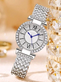 NEW ROSE GOLD DIAL STEEL CHAIN BELT
UNIQUE DESIGNER WRIST WATCH LADIES &
GIRLS Analog Watch - For Women NEW ARRIVAL
FAST SELLING TRACK DESIGNER LOOK WATCH
_PARTY WEAR WATCH FOR WOMEN
 - Westar, Free Size