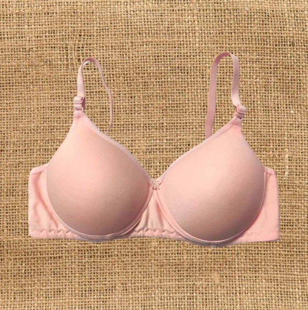 Pack of 2 Women T-Shirt Lightly Padded Bra (Multicolor) - White, 40B