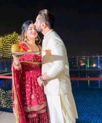 Pakistani Suit Sharara Bollywood Designer Wedding Party Wear Salwar Kameez Heavy - Cerise Red, Free Size