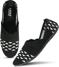 EMBE-18 Bellies For Women (Maroon, 8) - Black, IND-6