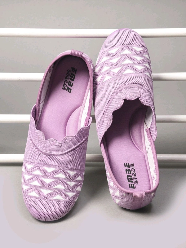 EMBE-18 Bellies For Women (Maroon, 8) - Lily, IND-8