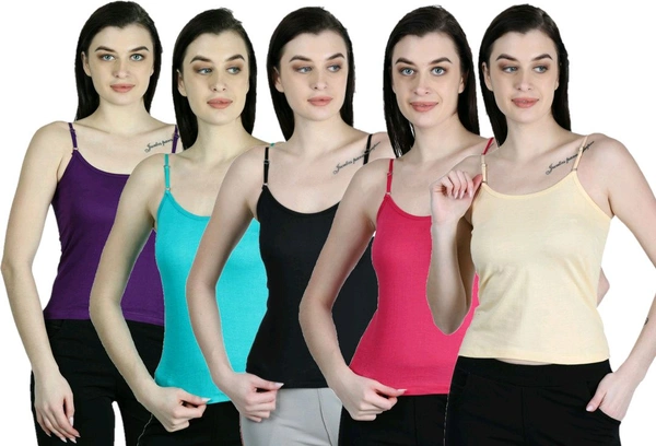 Jungle Berry Women Multicolor Camisole - Multicolor, S
