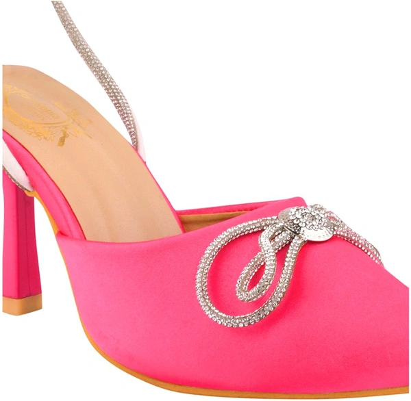 Women Pump Heels - Wild Watermelon, IND-4
