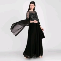 Women Maxi Black Full Length - Black, M