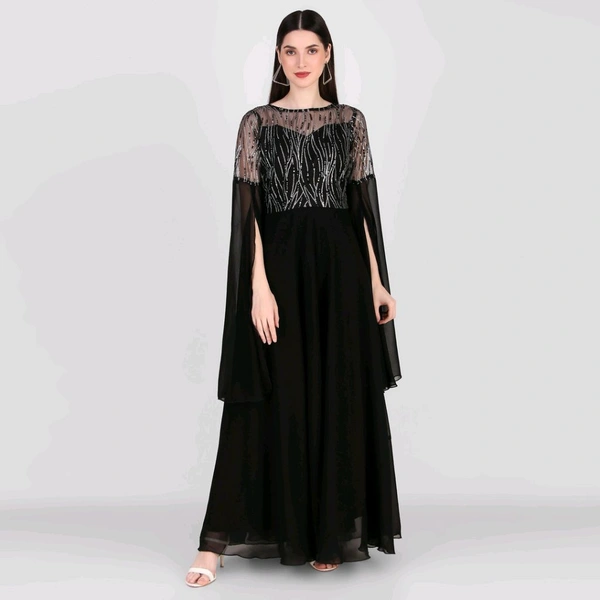 Women Maxi Black Full Length - Black, M