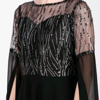 Women Maxi Black Full Length - Black, XXL