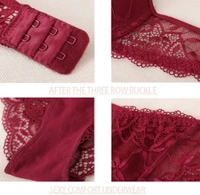 Bra & Panty Set Embroidered Black Lingerie Set - Rosewood, 40A