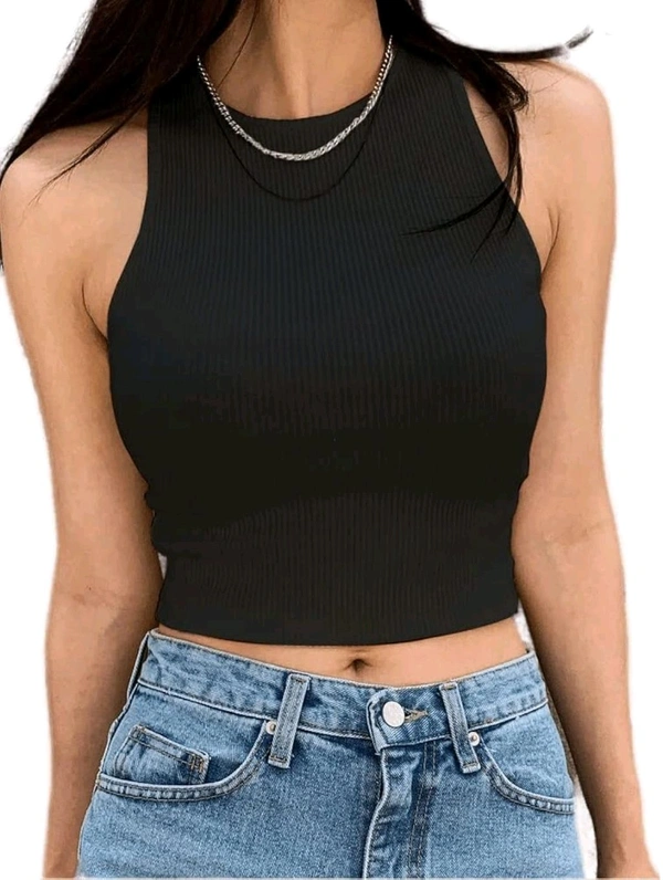 Women's Solid Regular Fit Western Top
 - Black, XS