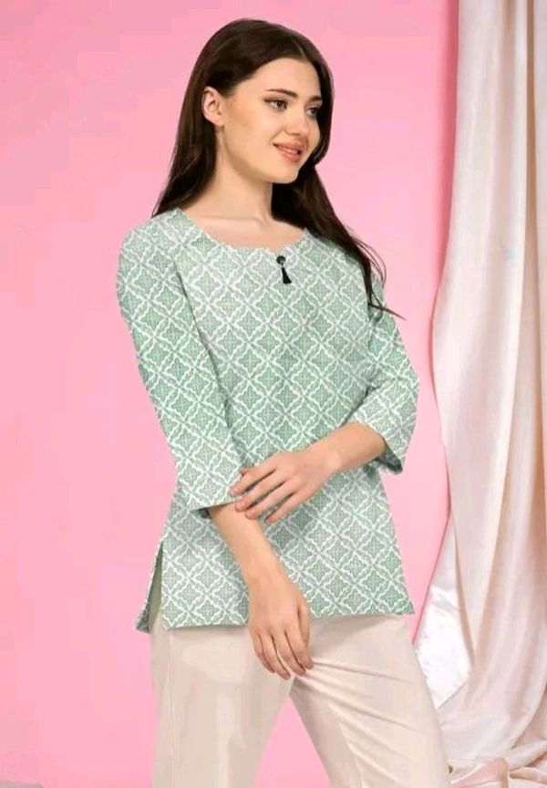 Stylelist kurti for Girls and  women  - Spring Rain, M