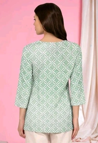 Stylelist kurti for Girls and  women  - Spring Rain, M