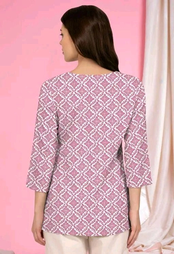 Stylelist kurti for Girls and  women  - Turkish Rose, XXL