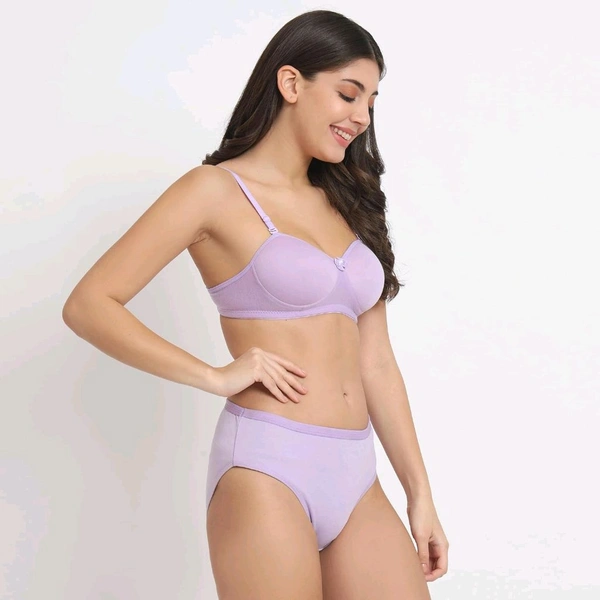 Women' s Premium Lightly Padded Bra Panty Set Pack of 3
 - Prelude, 40A