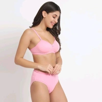 Women' s Premium Lightly Padded Bra Panty Set Pack of 3
 - Prelude, 40A