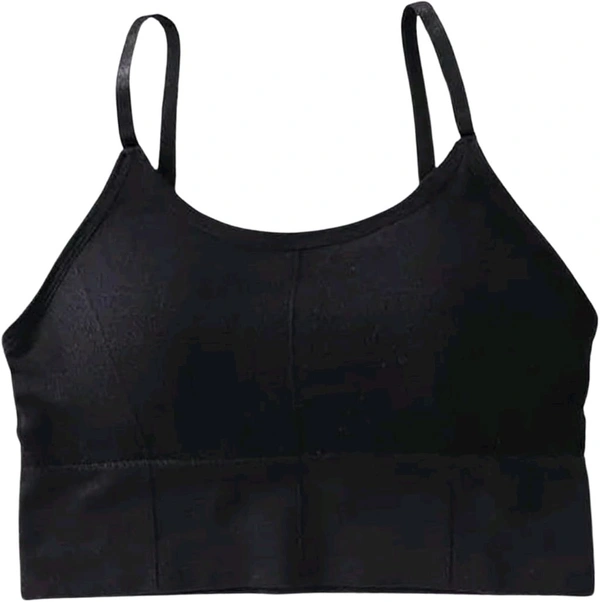 Women's and Girl's Adjustable Strap Cotton Blend Sports Lightly Padded Bra
 - Stack, 32A