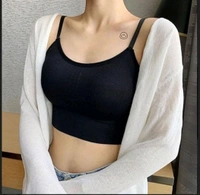 Women's and Girl's Adjustable Strap Cotton Blend Sports Lightly Padded Bra
 - Stack, 32A