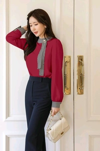 Tops Full Sleeve top for Women.

 - Red, XL