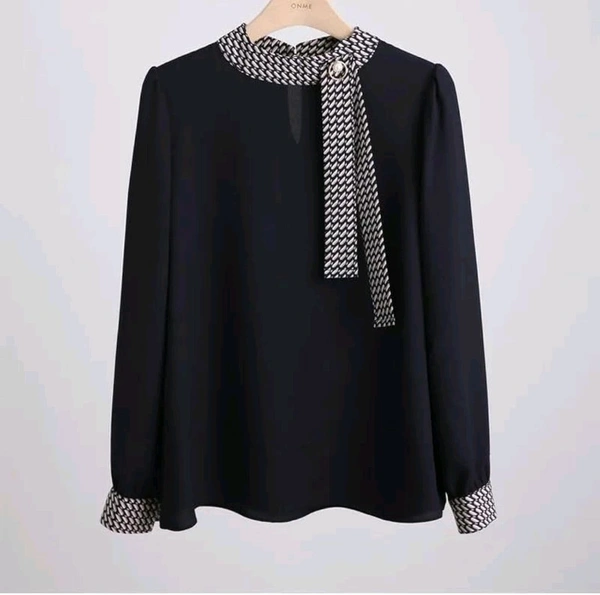 Tops Full Sleeve top for Women.

 - Black, XL