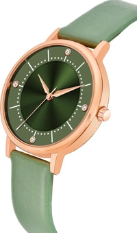 Analog Watch - For Girls Wrist Watch - Free size, Grey Olive