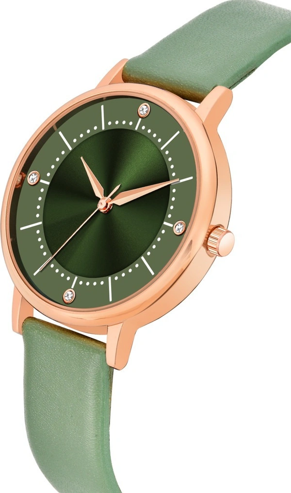 Analog Watch - For Girls Wrist Watch - Free size, Grey Olive