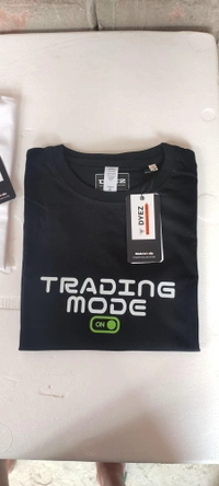 Trading Mode On T-shirt Black | Regular Fit | - Black, M