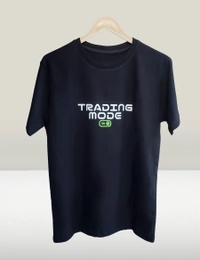 Trading Mode On T-shirt Black | Regular Fit | - Black, XL