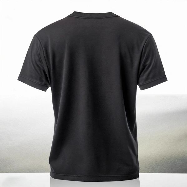 "Midnight Elegance: Pure Cotton Perfection" - Black, M