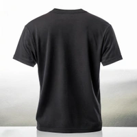 "Midnight Elegance: Pure Cotton Perfection" - Black, L