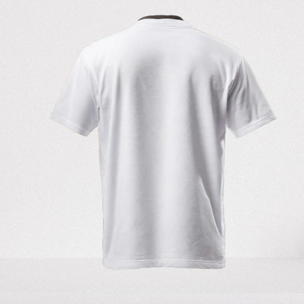 "FrostFit: Ice-White Cotton Tee for Stylish Gents" - White, XL