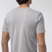 Pure Cotton Gray T-shirt For Men - Gray, L