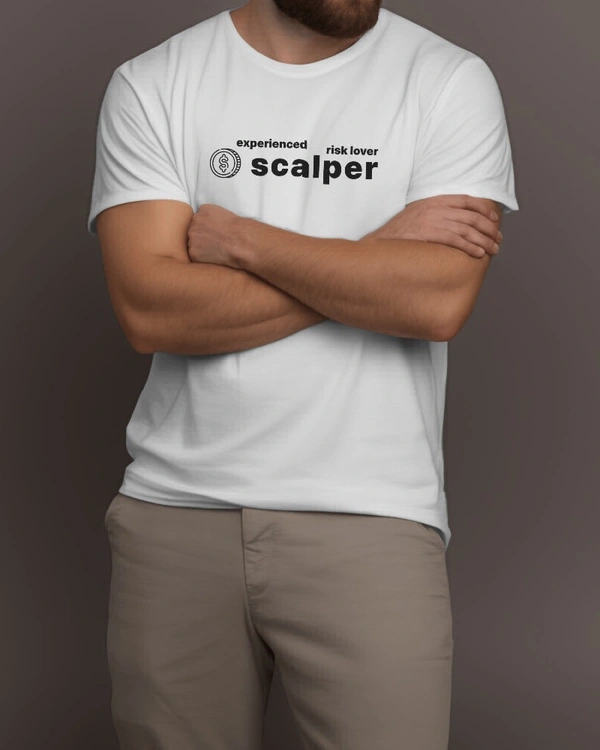 Scalper White T-shirt  - White, L