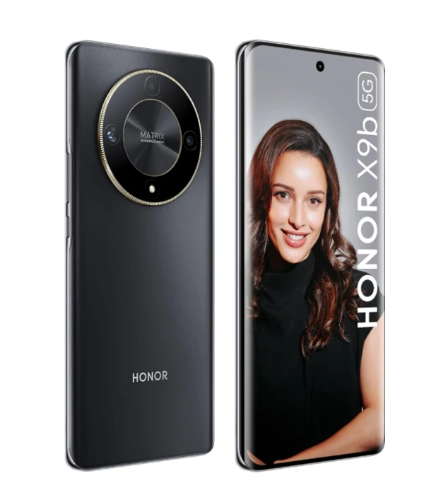 HONOR X9b 5G (Midnight Black, 8GB + 256GB) | India's First Ultra-Bounce Anti-Drop Curved AMOLED Display | 5800mAh Battery | 108MP Primary Camera | Without Charger