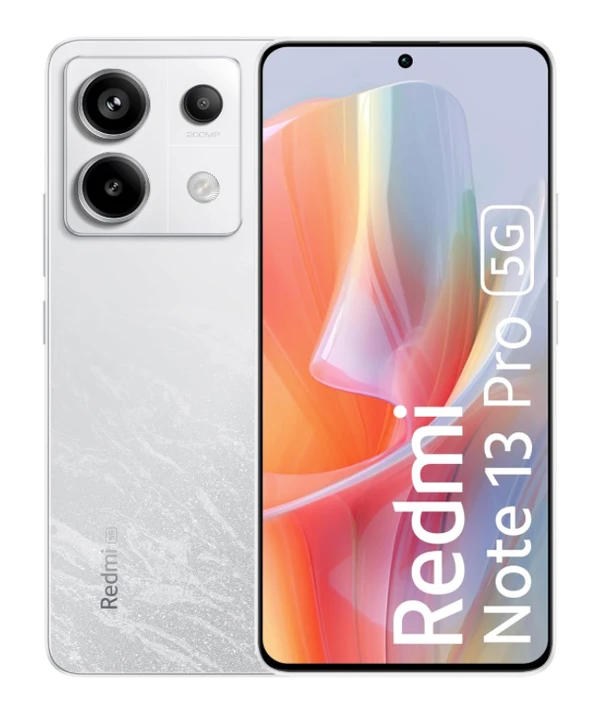 Redmi Note 13 Pro (Arctic White, 8GB RAM, 128GB Storage) | 1.5K AMOLED | 200MP Hi-Res Camera | Flagship 4nm SD 7s Gen 2 | 67W TurboCharge