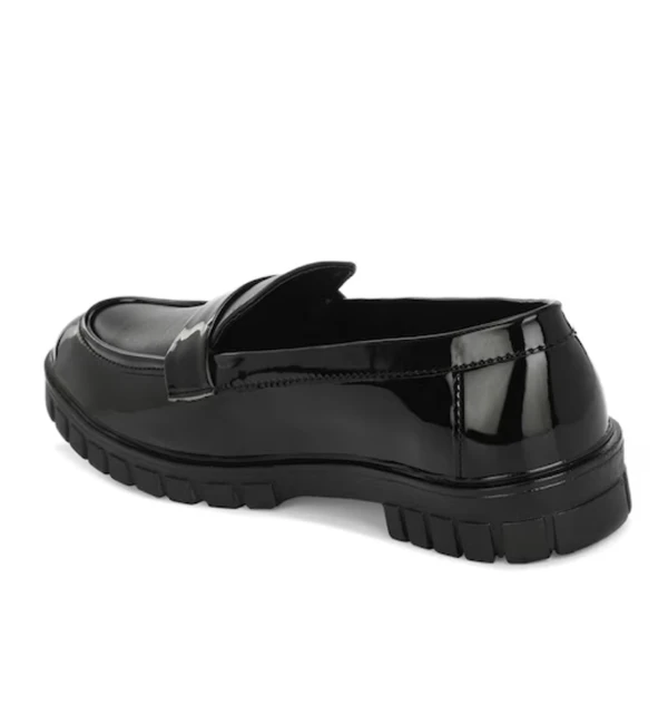 HERE&NOW Men Black Formal Penny Loafers - 6