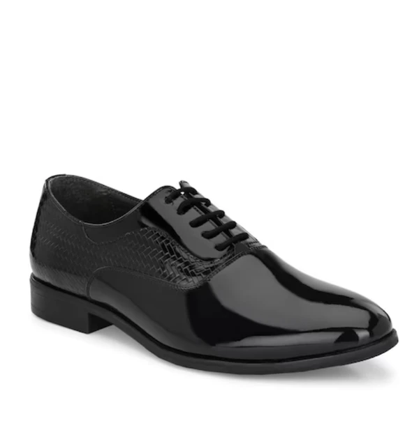 Men Textured Formal Oxfords - 6