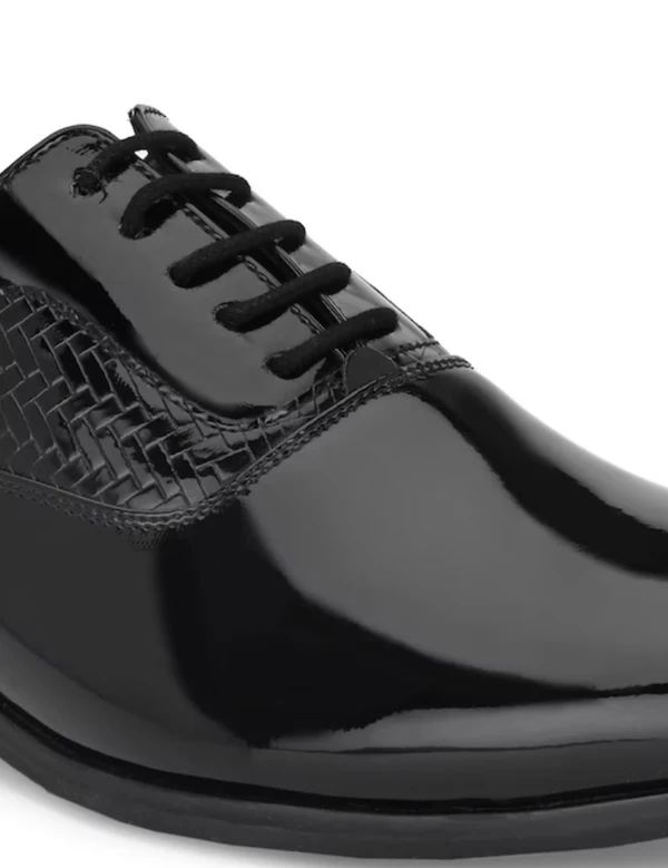 Men Textured Formal Oxfords - 6