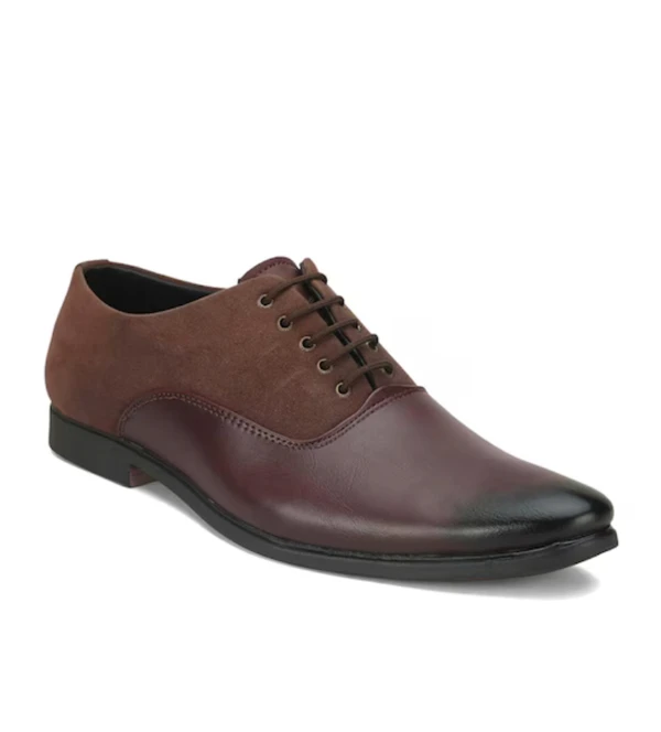 HERE&NOW Men Lace-Up Formal Oxfords - 6