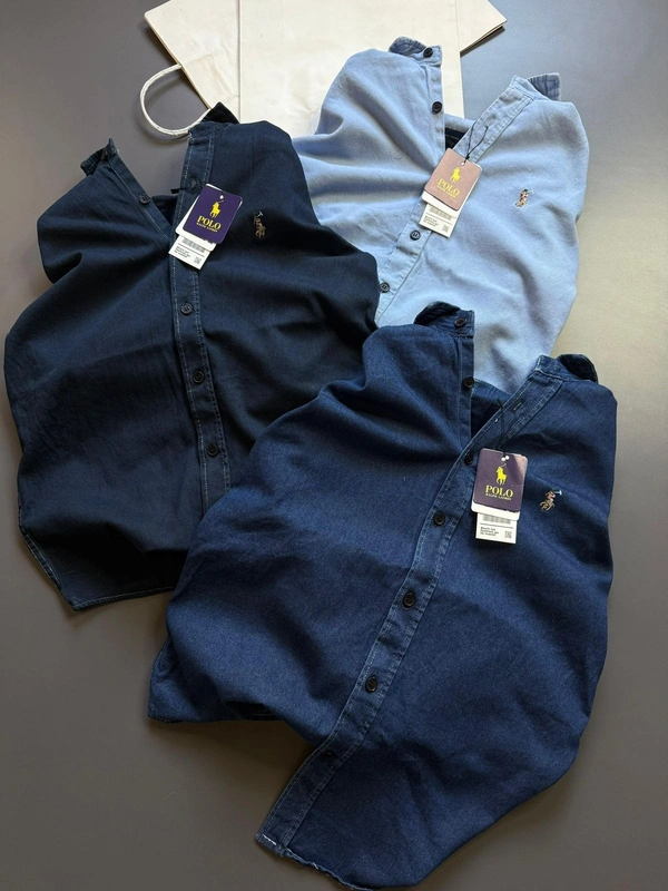 Premium Denim Shirts For Mens - M