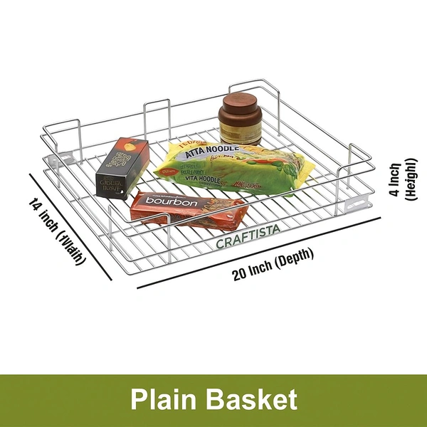 CRAFTISTA®️ 5mm Plain Wire Basket  - 4", 24x20