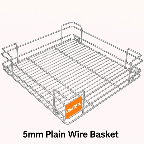 CRAFTISTA®️ 5mm Plain Wire Basket  - 6", 15x20