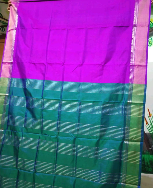 100 % Handloom Silk (Patta Saree)