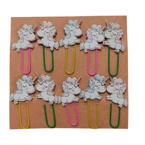 Bookmark Paper Clip Mix Design C8 | Pack Of 10 Clips