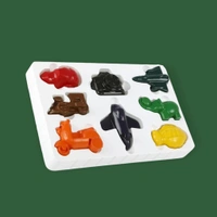 Doms Tots Beeswax Crayons For 2 Years Toddler- Organic, Safe And Non-Toxic