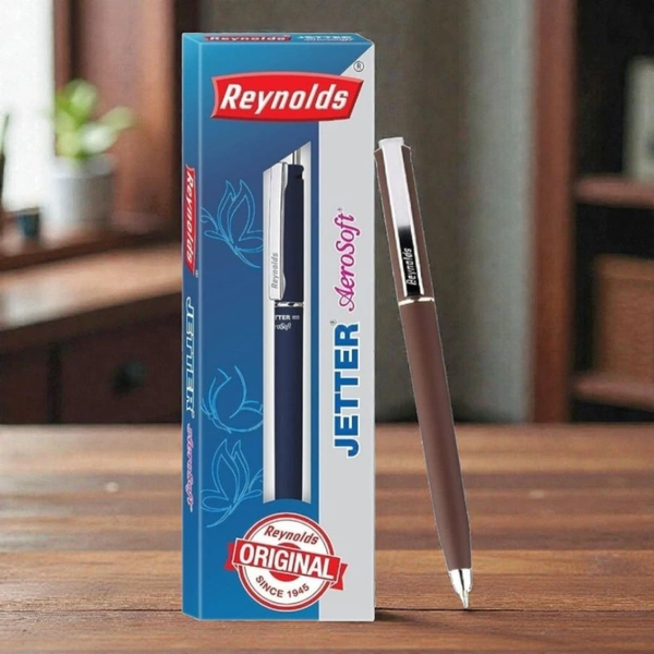 Reynolds Jetter Aerosoft 0.7mm Ball Pen 1 Pc (Colour May Vary)