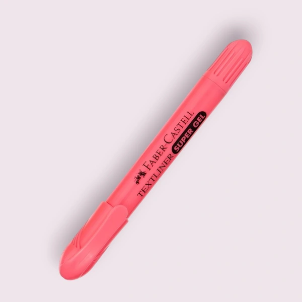 Faber Castell Super Gel Textliner- Dry Highliter - Pink