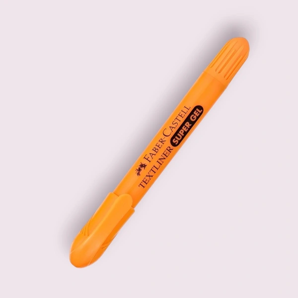 Faber Castell Super Gel Textliner- Dry Highliter - Orange