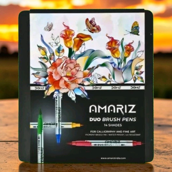 DOMS Amariz DUO Brush Pen 14 Shades