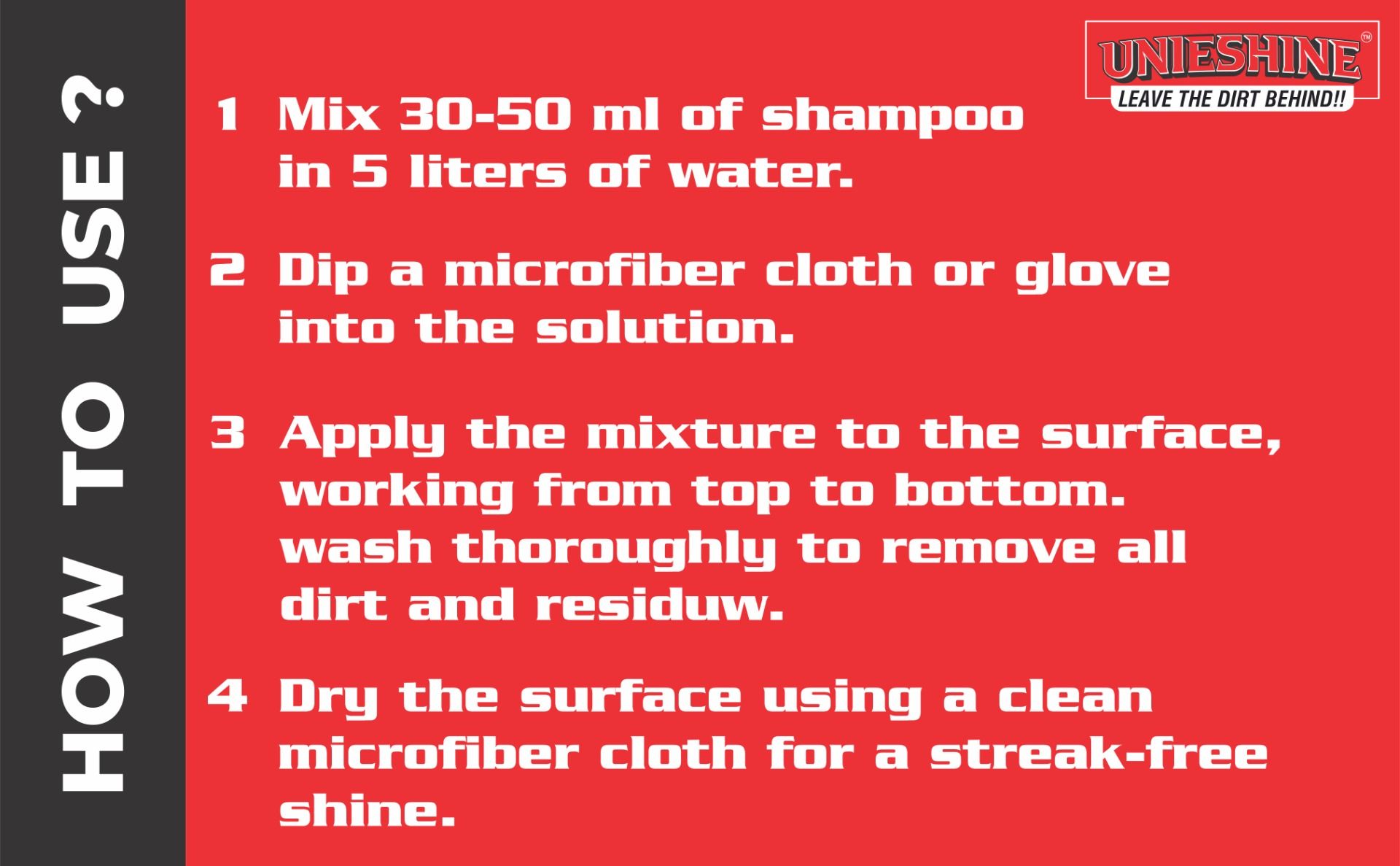 bucket wash shampoo for bike