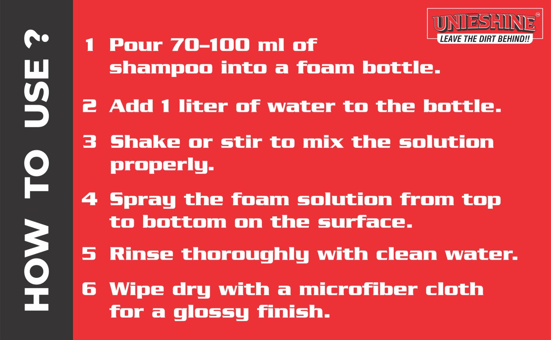 foam wash shampoo